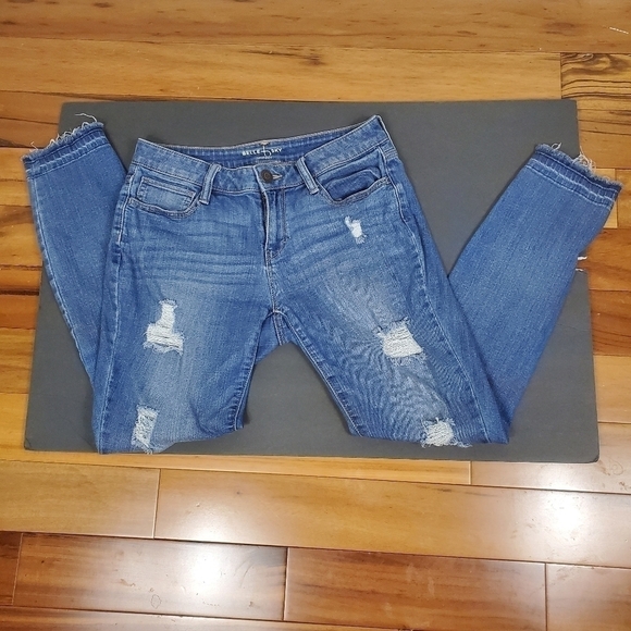 Belle+Sky Skinny Jeans  Distressed Cotton Size 4 - Picture 5 of 11